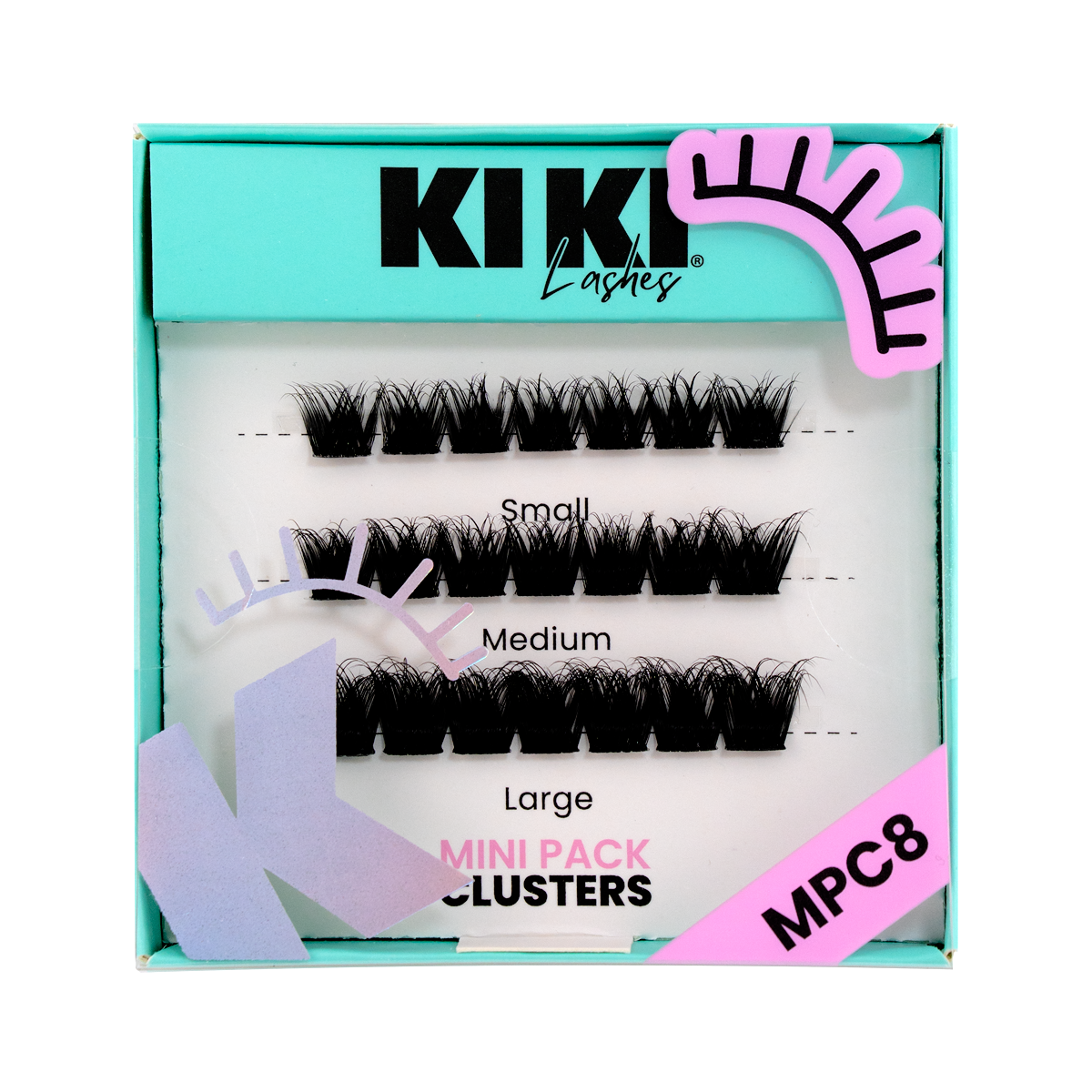 Pestañas postizas KIKI | MINI PACK CLUSTERS Kiki lashes
