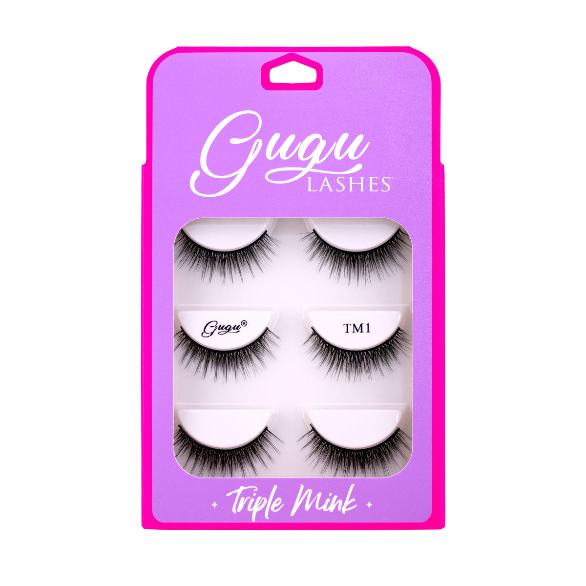 Pestañas postizas Gugu Triple Mink Gugu lashes