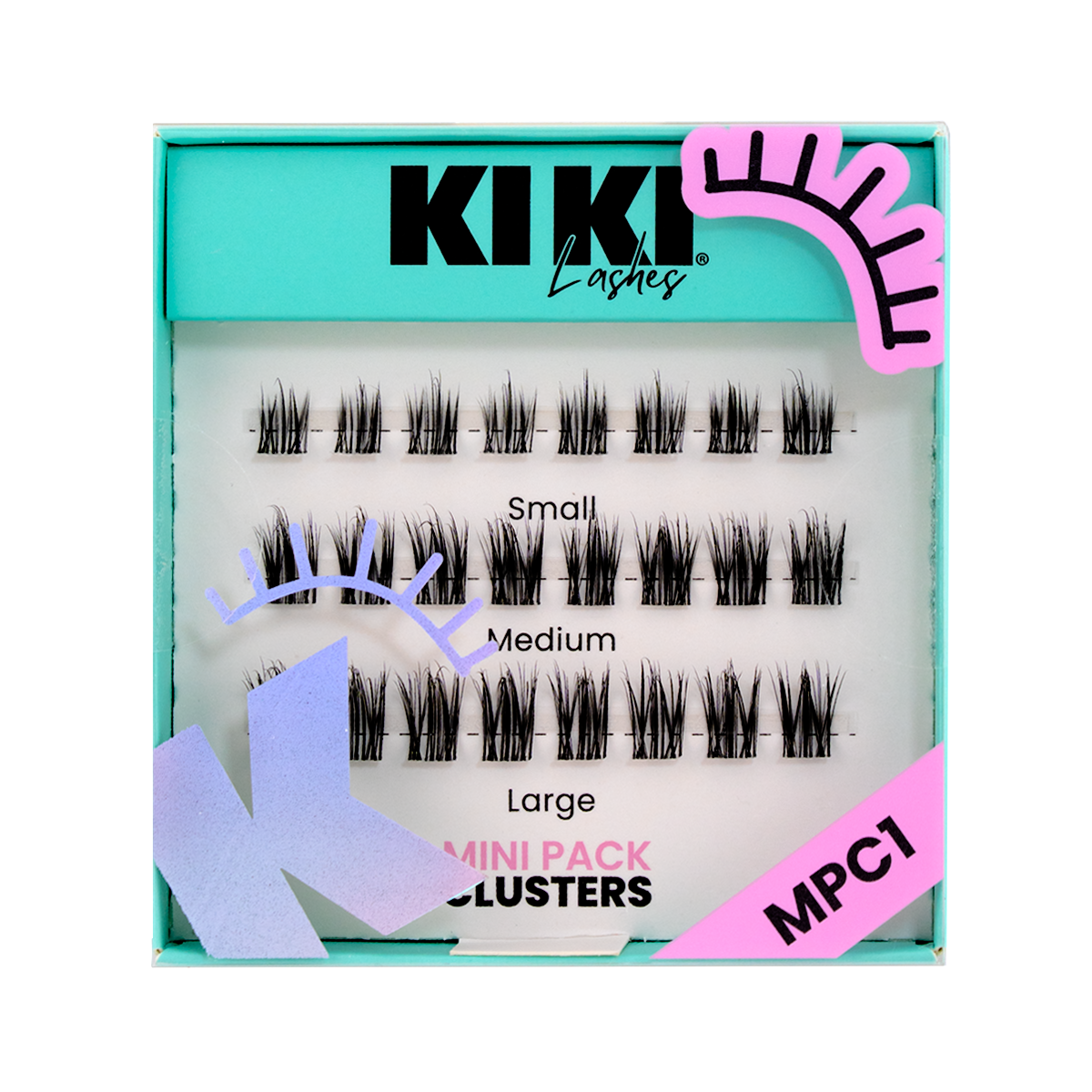 Pestañas postizas KIKI | MINI PACK CLUSTERS Kiki lashes