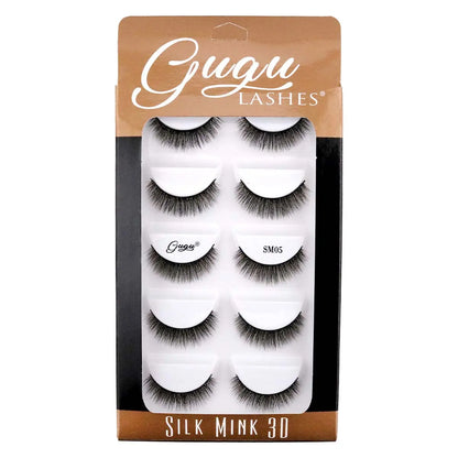 Pestañas postizas Gugu Silk Mink 3D Lashes Gugu lashes