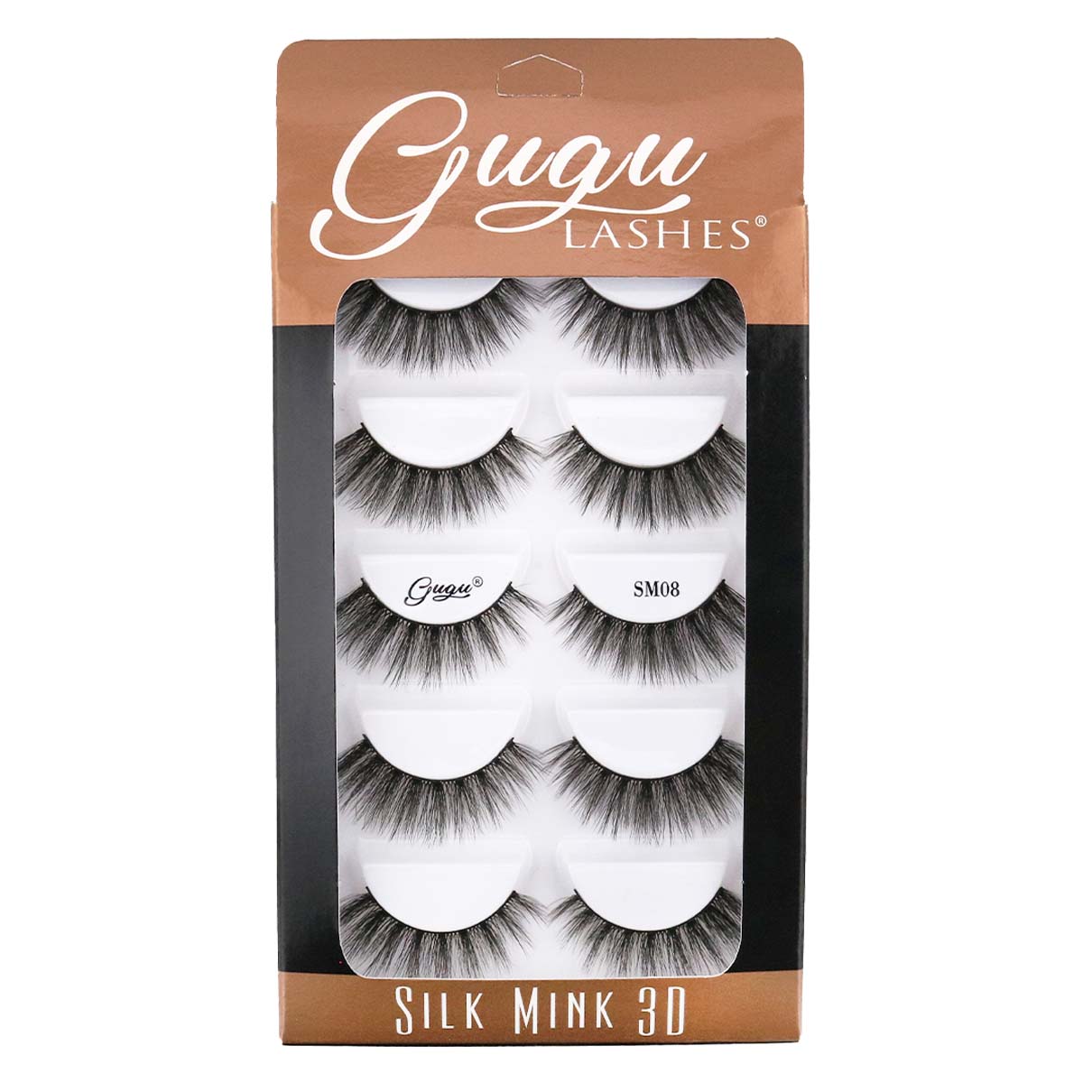 Pestañas postizas Gugu Silk Mink 3D Lashes