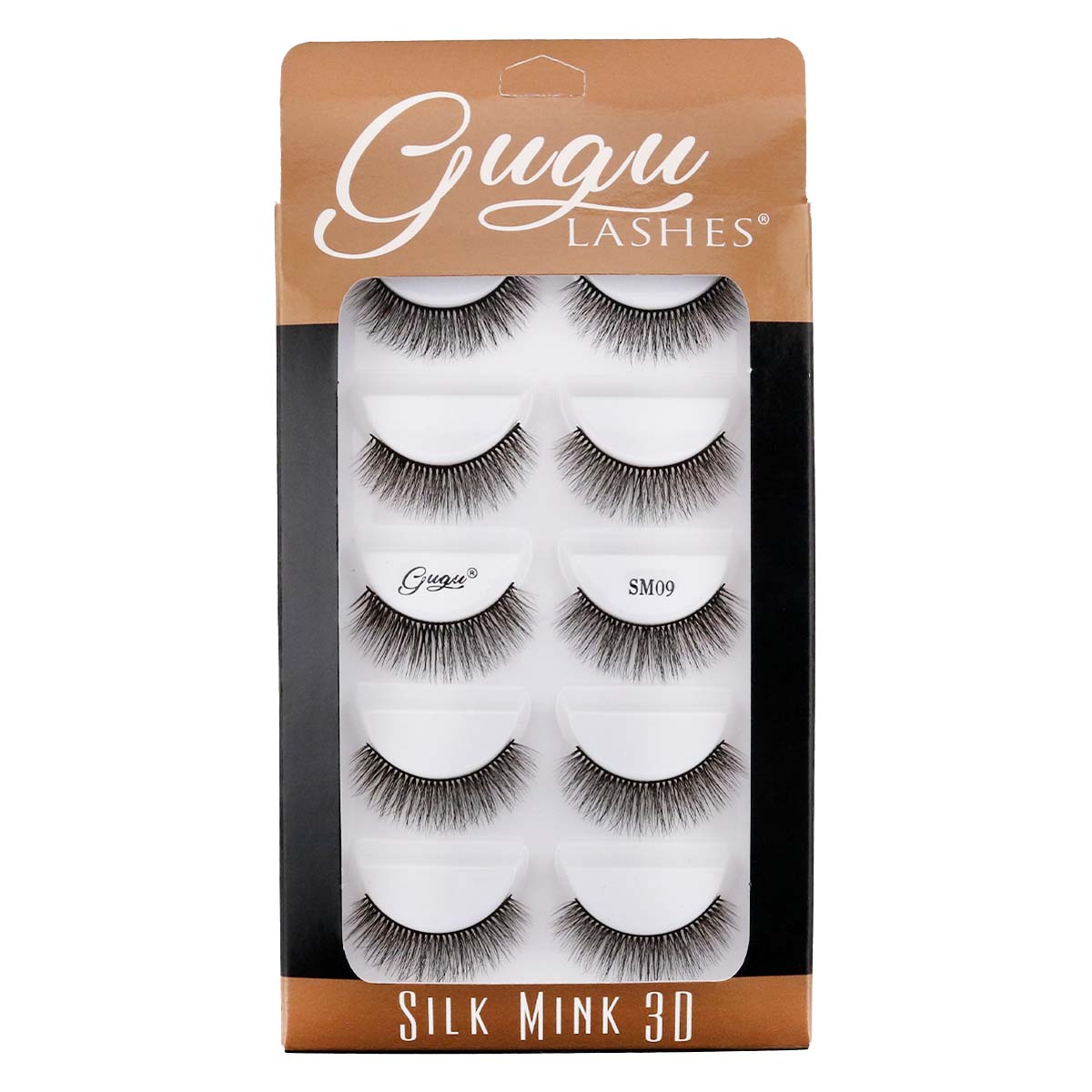 Pestañas postizas Gugu Silk Mink 3D Lashes