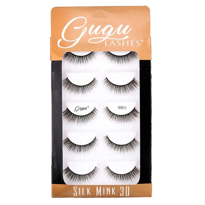 Pestañas postizas Gugu Silk Mink 3D Lashes Gugu lashes
