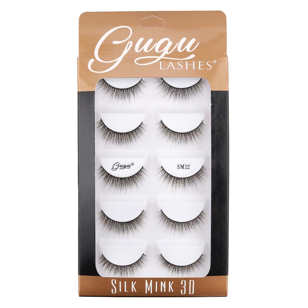 Pestañas postizas Gugu Silk Mink 3D Lashes