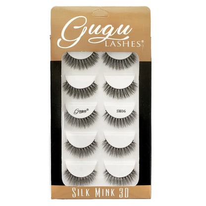 Pestañas postizas Gugu Silk Mink 3D Lashes Gugu lashes