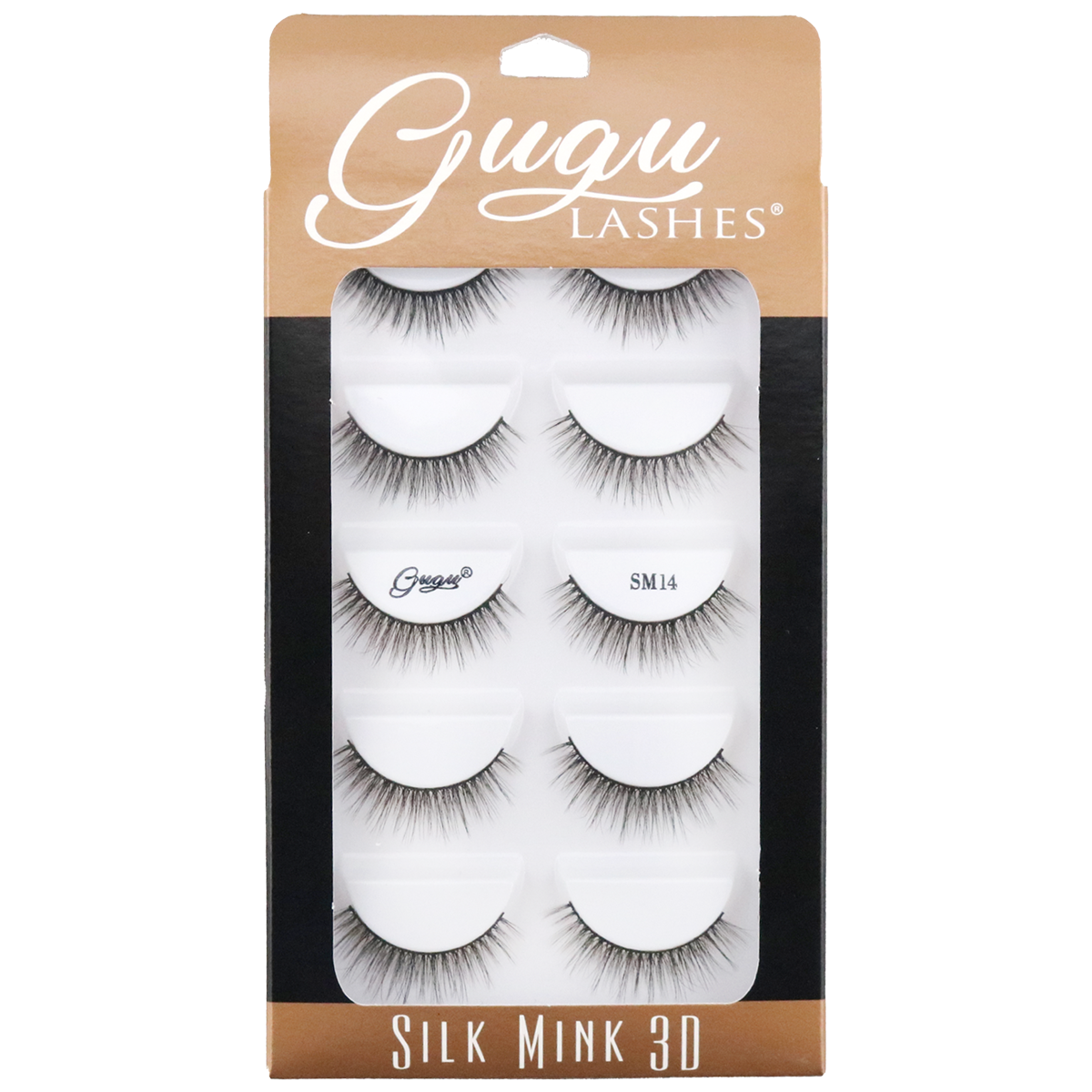 Pestañas postizas Gugu Silk Mink 3D Lashes