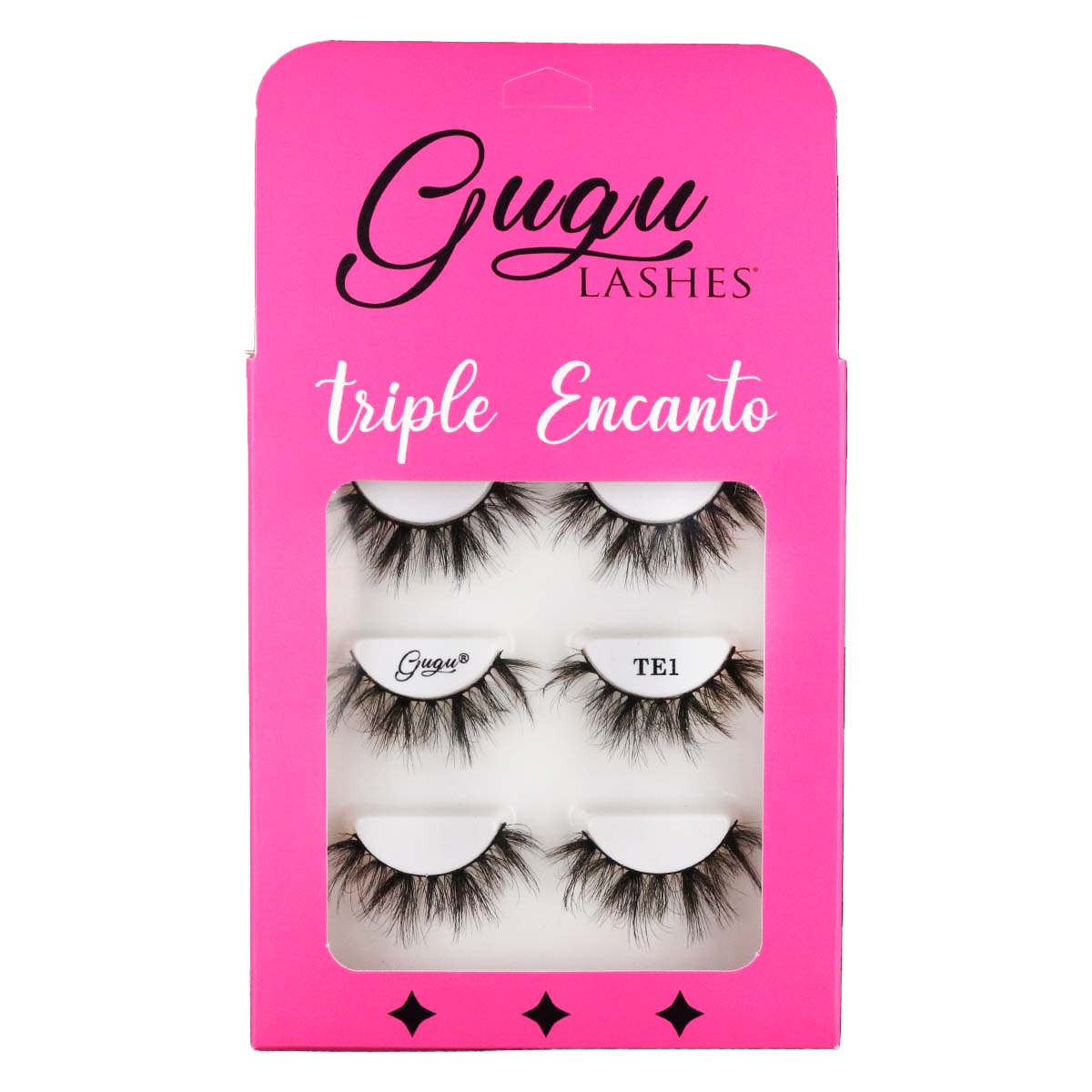 Pestañas postizas GUGU LASHES – Triple Encanto | Set de 3 pares de pestañas