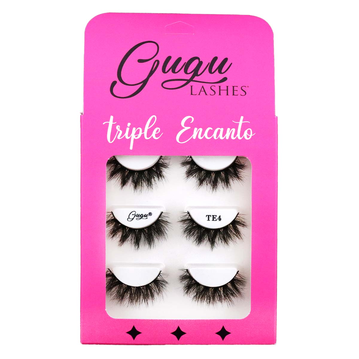 Pestañas postizas GUGU LASHES – Triple Encanto | Set de 3 pares de pestañas