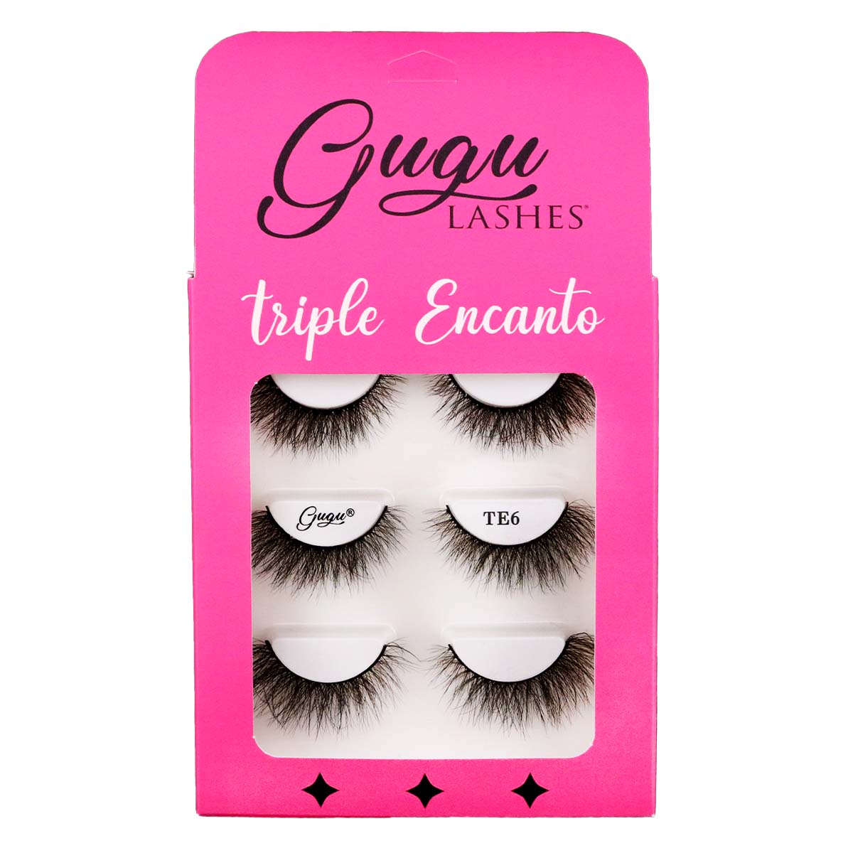 Pestañas postizas GUGU LASHES – Triple Encanto | Set de 3 pares de pestañas