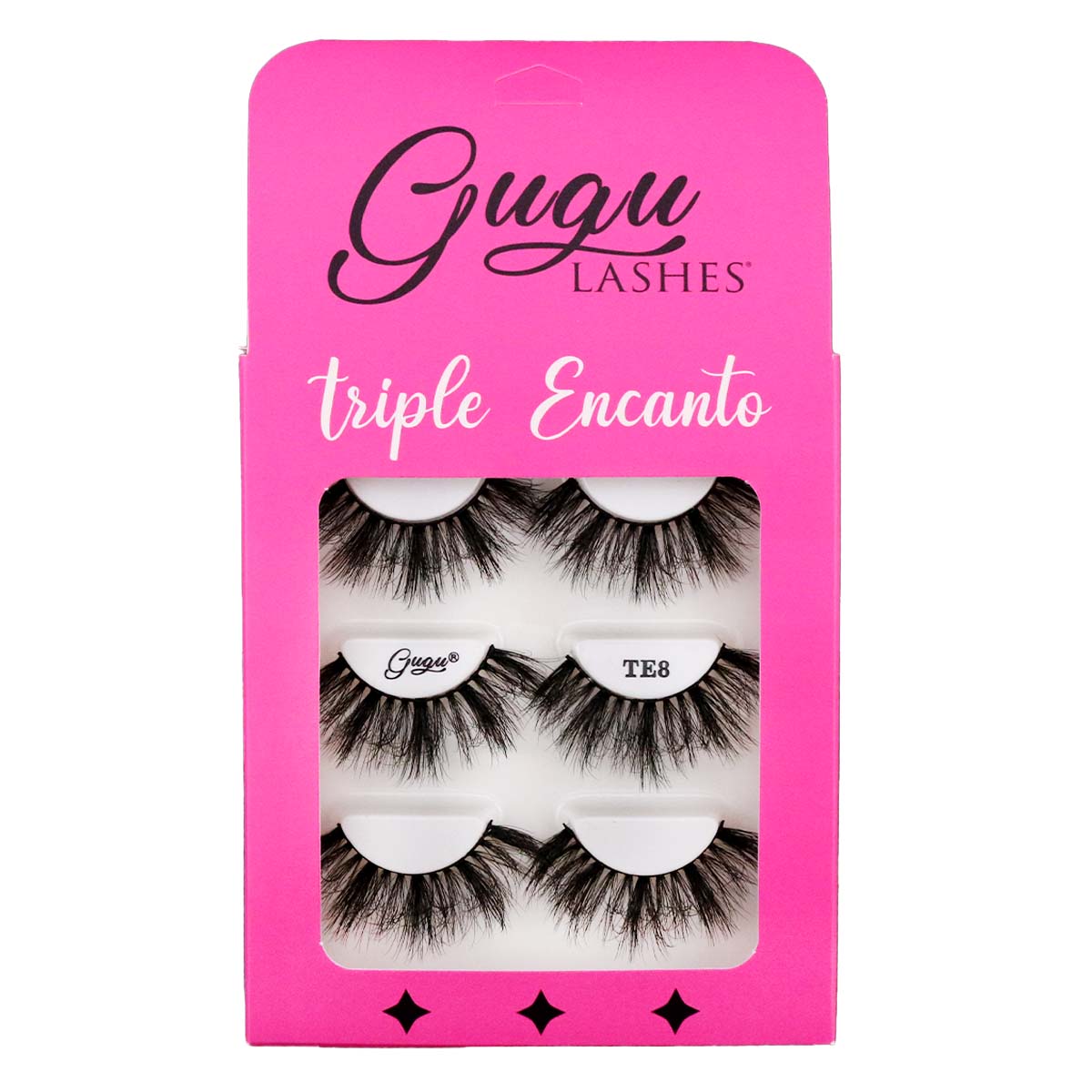 Pestañas postizas GUGU LASHES – Triple Encanto | Set de 3 pares de pestañas